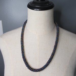 Hand Woven Herringbone necklace
